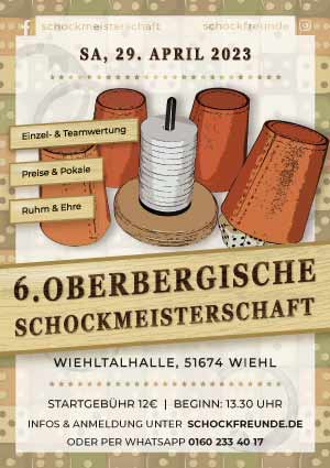 Flyer der Oberbergischen Schockmeisterschaft.